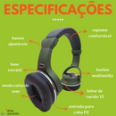 Fone de Ouvido Headset com Modo Caixa de Som Bluetooth Verde - Basike BAFON-6689