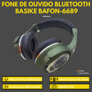 Fone de Ouvido Headset com Modo Caixa de Som Bluetooth Verde - Basike BAFON-6689
