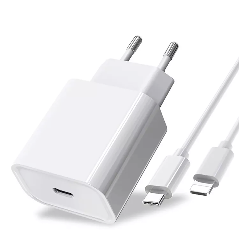 Fonte Carregador Turbo 20W USB-C Tipo C + Cabo para iPhone - Inova CAR-0094-TZ
