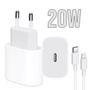 Fonte Carregador Turbo 20W USB-C Tipo C + Cabo para iPhone - Inova CAR-0094-TZ
