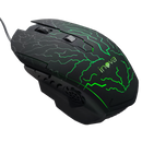 Mouse Gamer Com Fio USB 2400DPI LED 6 Botões para Jogos - Inova MOU-8775