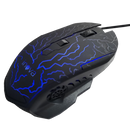 Mouse Gamer Com Fio USB 2400DPI LED 6 Botões para Jogos - Inova MOU-8775