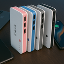 Power Bank Carregador Portátil 10000mAh 3 Portas USB Universal Preto - Inova POW-1019