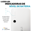 Power Bank Carregador Portátil 10000mAh 3 Portas USB Universal Preto - Inova POW-1019