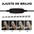 Ring Light LED 12 Polegadas + Tripé 2,1 Metros com Suporte de Celular - 9H A1201