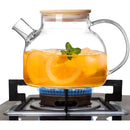 Chaleira De Vidro C/ Infusor Inox 1L Resistente Ao Fogo