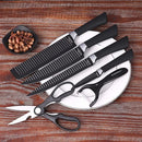 Kit Facas de cozinha/Churrasco Profissional Antiaderente 6 Peças