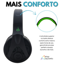 Fone de Ouvido Bluetooth Sem Fio Anti-Ruído Verde - Inova FON-6708