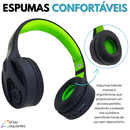 Fone de Ouvido Bluetooth Sem Fio Anti-Ruído Verde - Inova FON-6708