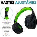 Fone de Ouvido Bluetooth Sem Fio Anti-Ruído Verde - Inova FON-6708