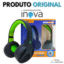Fone de Ouvido Bluetooth Sem Fio Anti-Ruído Verde - Inova FON-6708