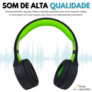 Fone de Ouvido Bluetooth Sem Fio Anti-Ruído Verde - Inova FON-6708