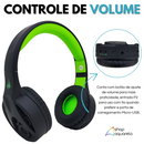 Fone de Ouvido Bluetooth Sem Fio Anti-Ruído Verde - Inova FON-6708
