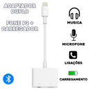 Adaptador Duplo Carregador e Áudio Lightning/P2 para iPhone - Xtrad XT-2141