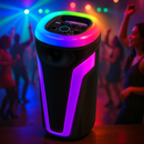 Caixa de Som Amplificador Bluetooth Grande LED 50W - Xtrad XDG-149